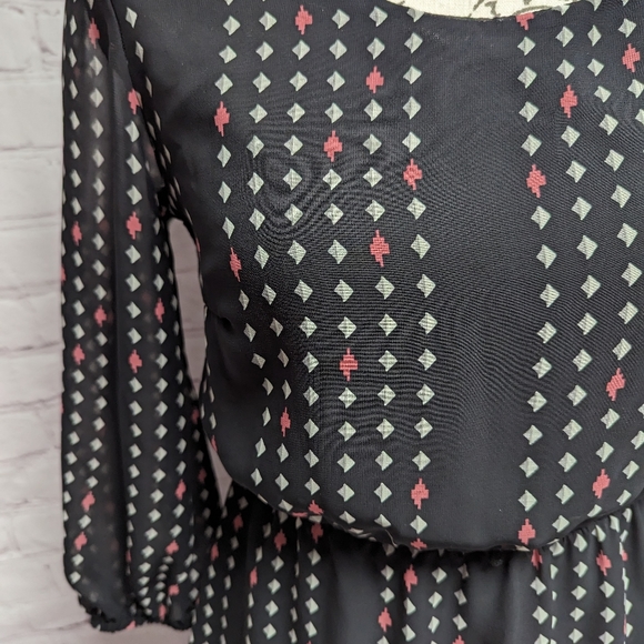 Charlotte Russe pattern high low dress. 731 - Picture 5 of 6